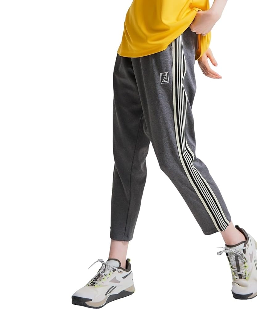 Amazon | [ニッセン] ロングパンツ レディース サイドライン多